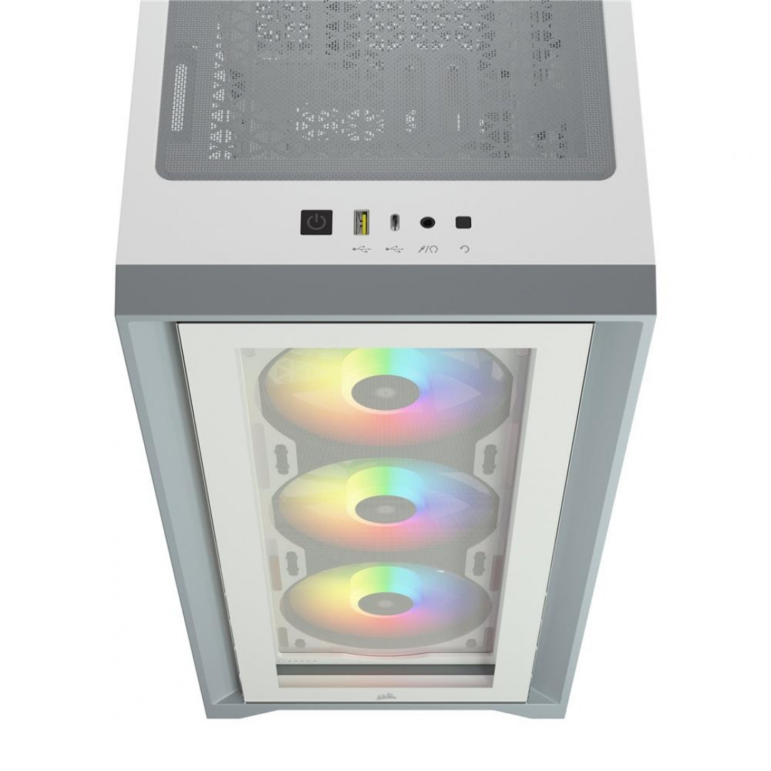 CASE CORSAIR ICUE 4000X BLANCO