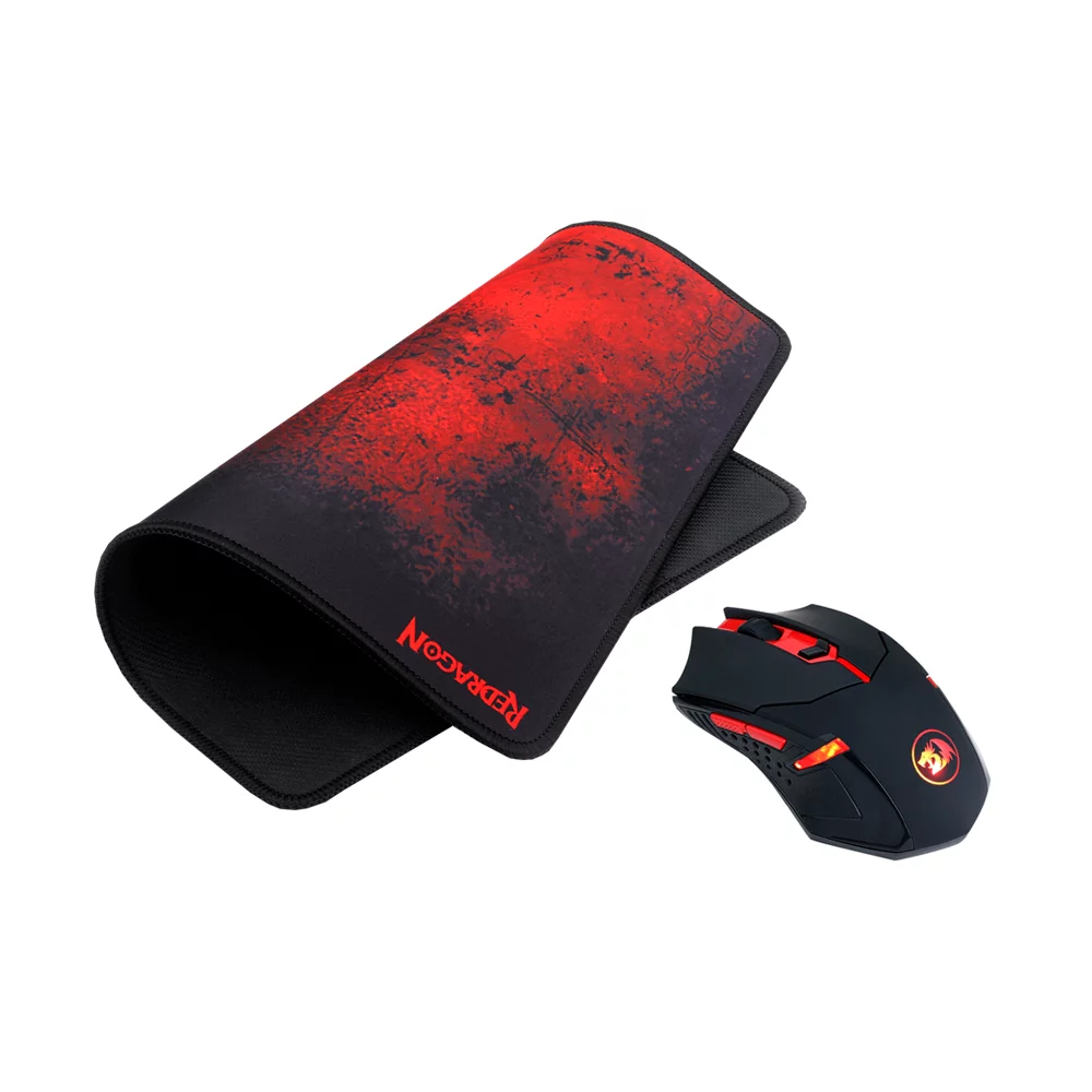 COMBO MOUSE GAMER REDRAGON + PAD MOUSE GAMING M601WL-BA