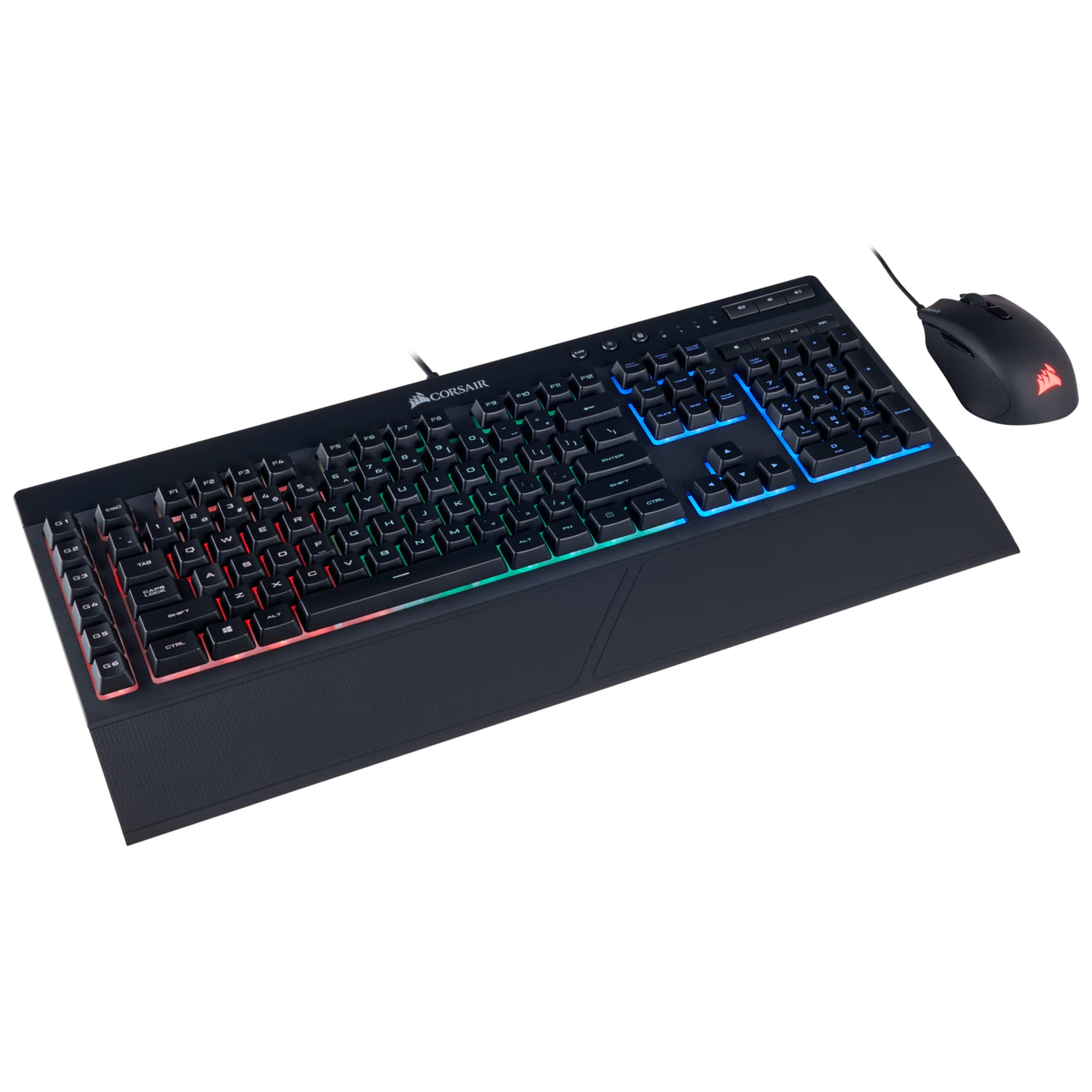 Combo Teclado y Mouse K55 + HARPOON RGB Corsair