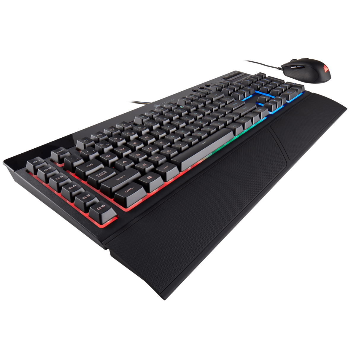 Combo Teclado y Mouse K55 + HARPOON RGB Corsair