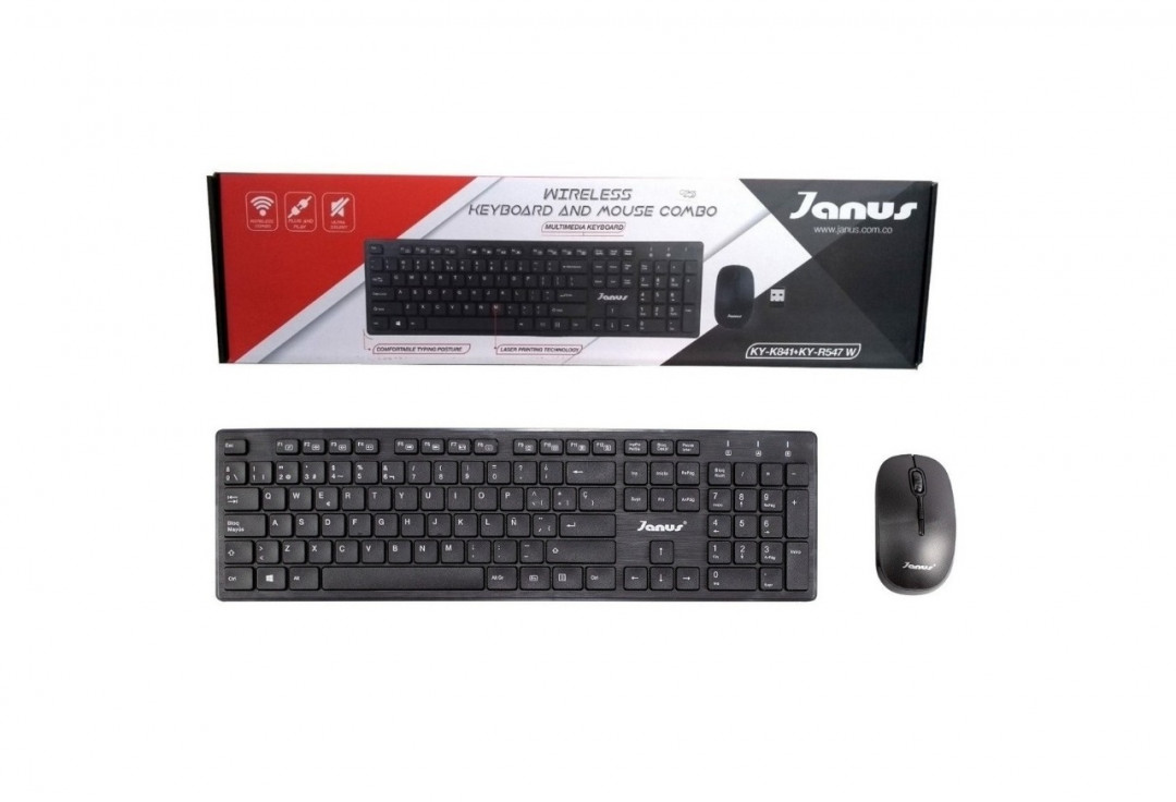 Combo teclado y mouse inalámbrico Janus