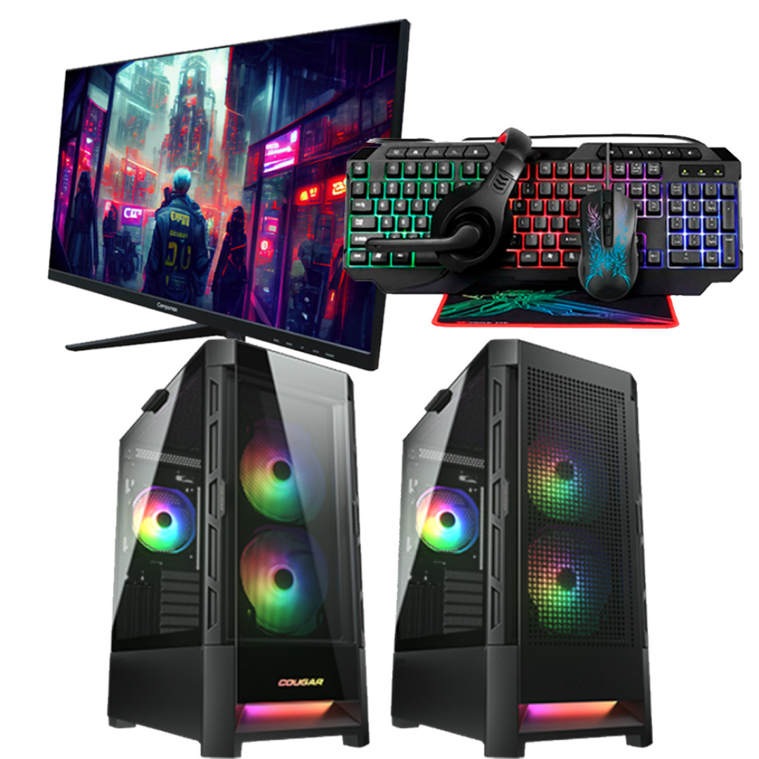 Computador completo Ryzen 7 5700G 16GB RAM SSD 1TB  Fuente 750W Certificada 80 Plus Bronze + Monitor 24" 100Hz+ combo teclado+ mouse Logitech