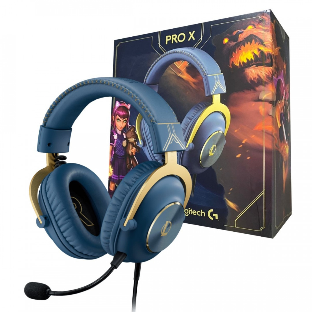 Diadema PRO X Gaming Headset LEAGUE OF LEGENDS LOL WAVE usb