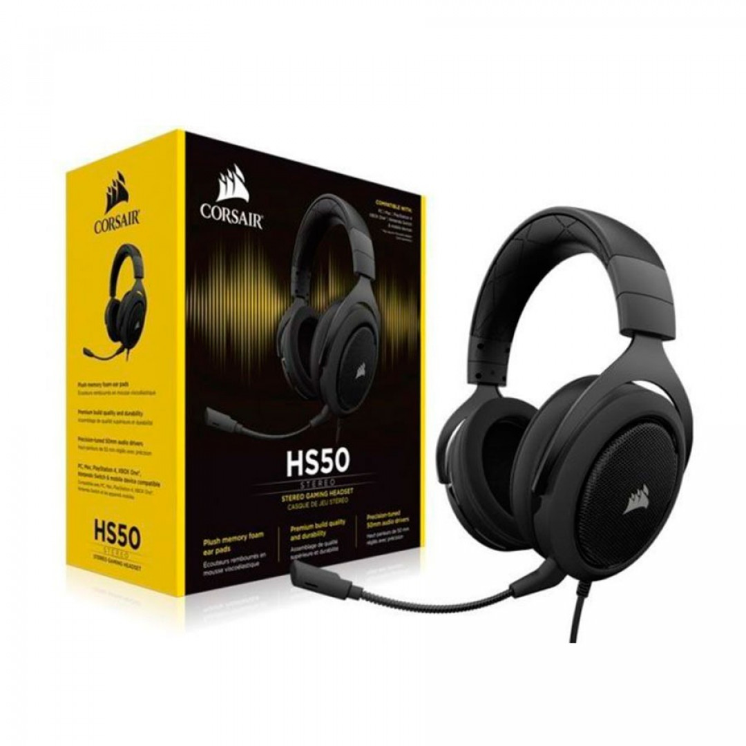 Diadema alámbrica Corsair HS50 PRO