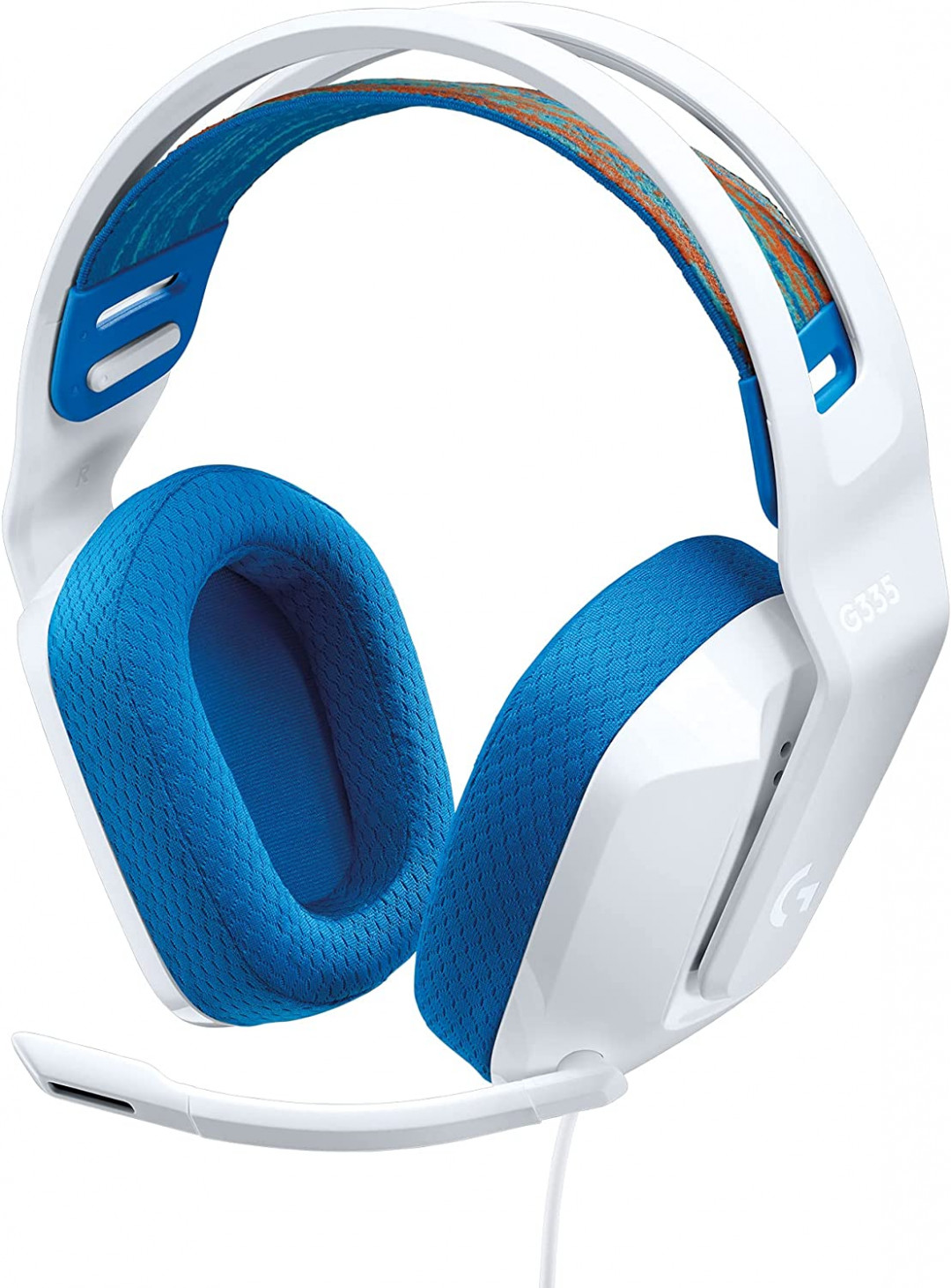 Diadema alámbrica Logitech G335 blanca