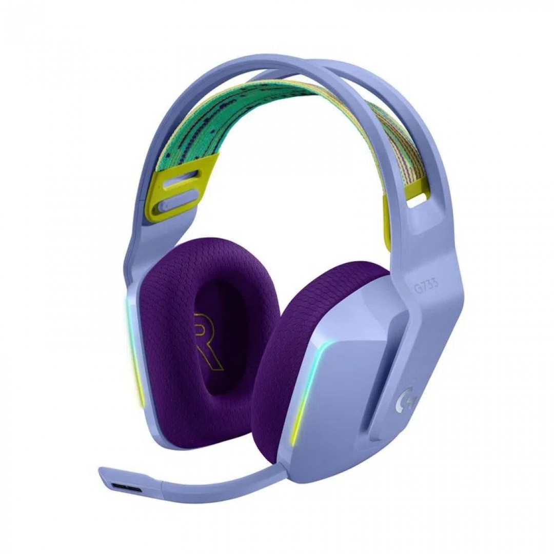 Diadema inalambrica logitech g733 lila