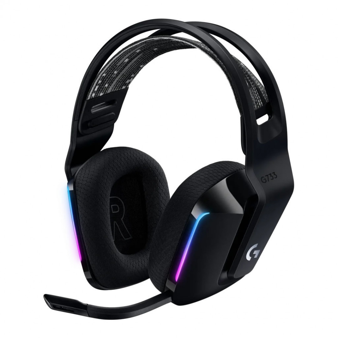 Diadema inalámbrica Logitech G733 negra