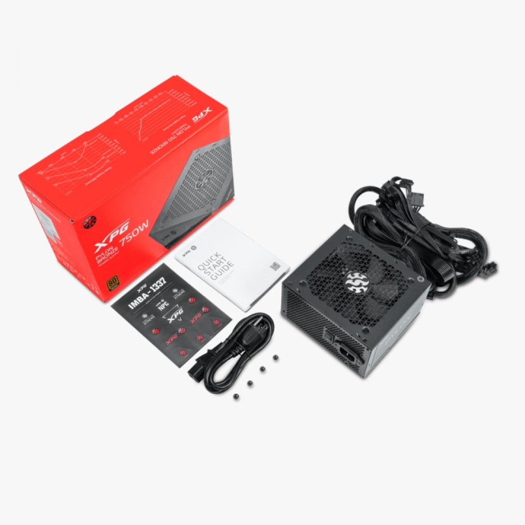 FUENTE DE PODER GAMER XPGBY PYLON 750W 80PLUS BRONCE