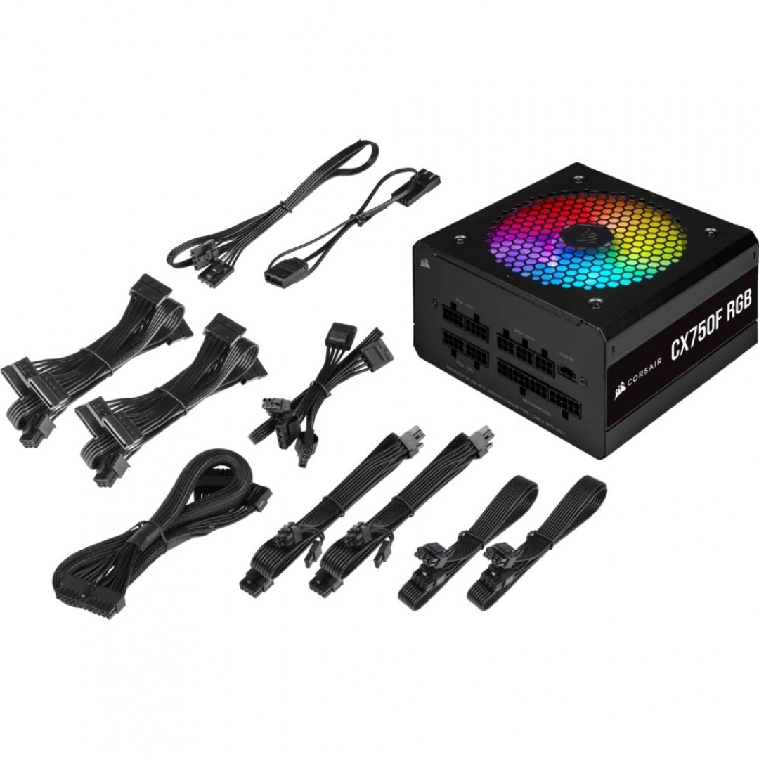 Fuente CORSAIR CX-750F RGB  80 PLUS BRONZE