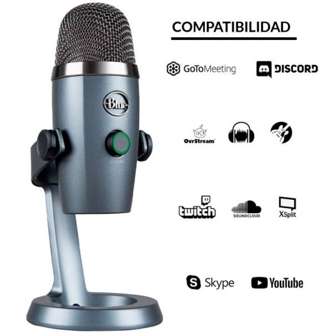 Micrófono yeti NANO shadow gray