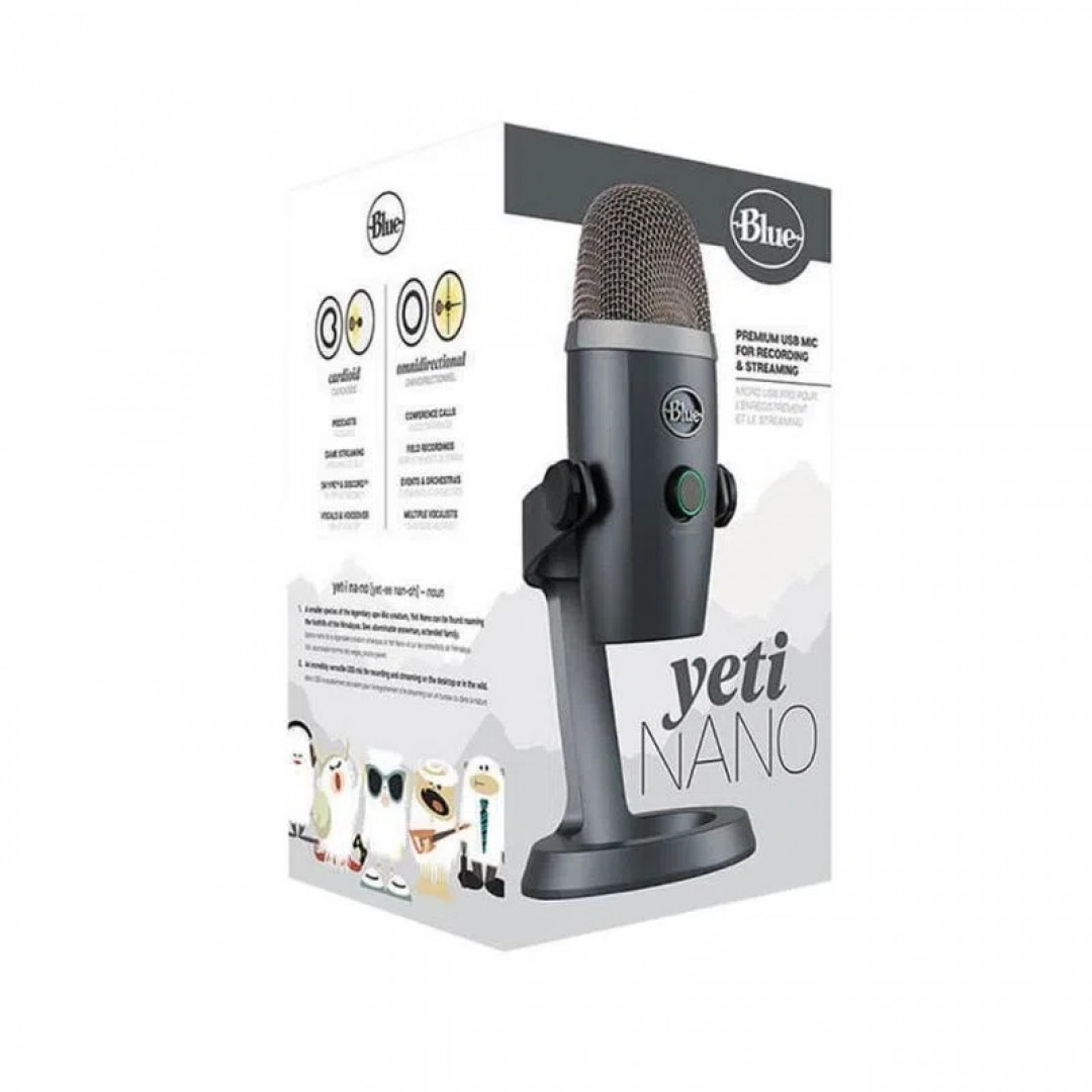 Micrófono yeti NANO shadow gray