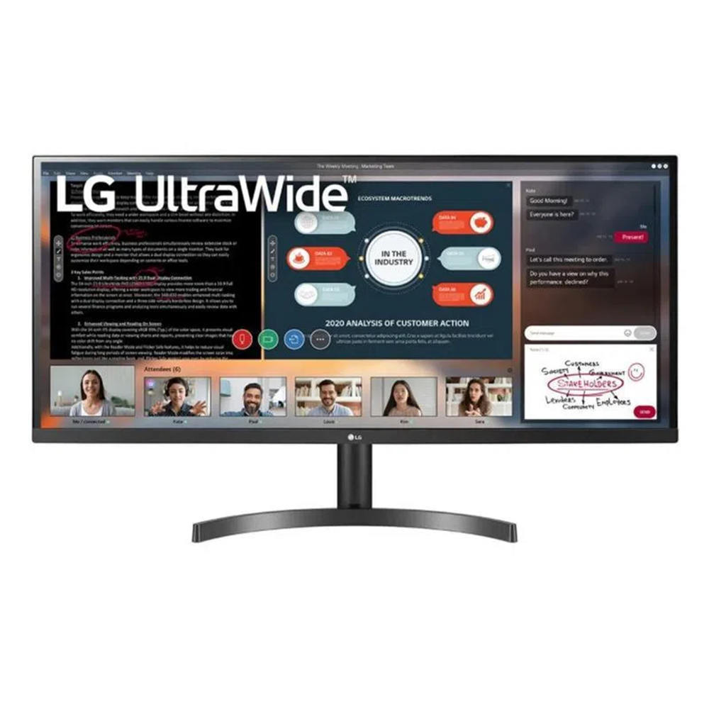 Monitor LG 34'' UltraWide Full HD IPS LED 34WL500-B
