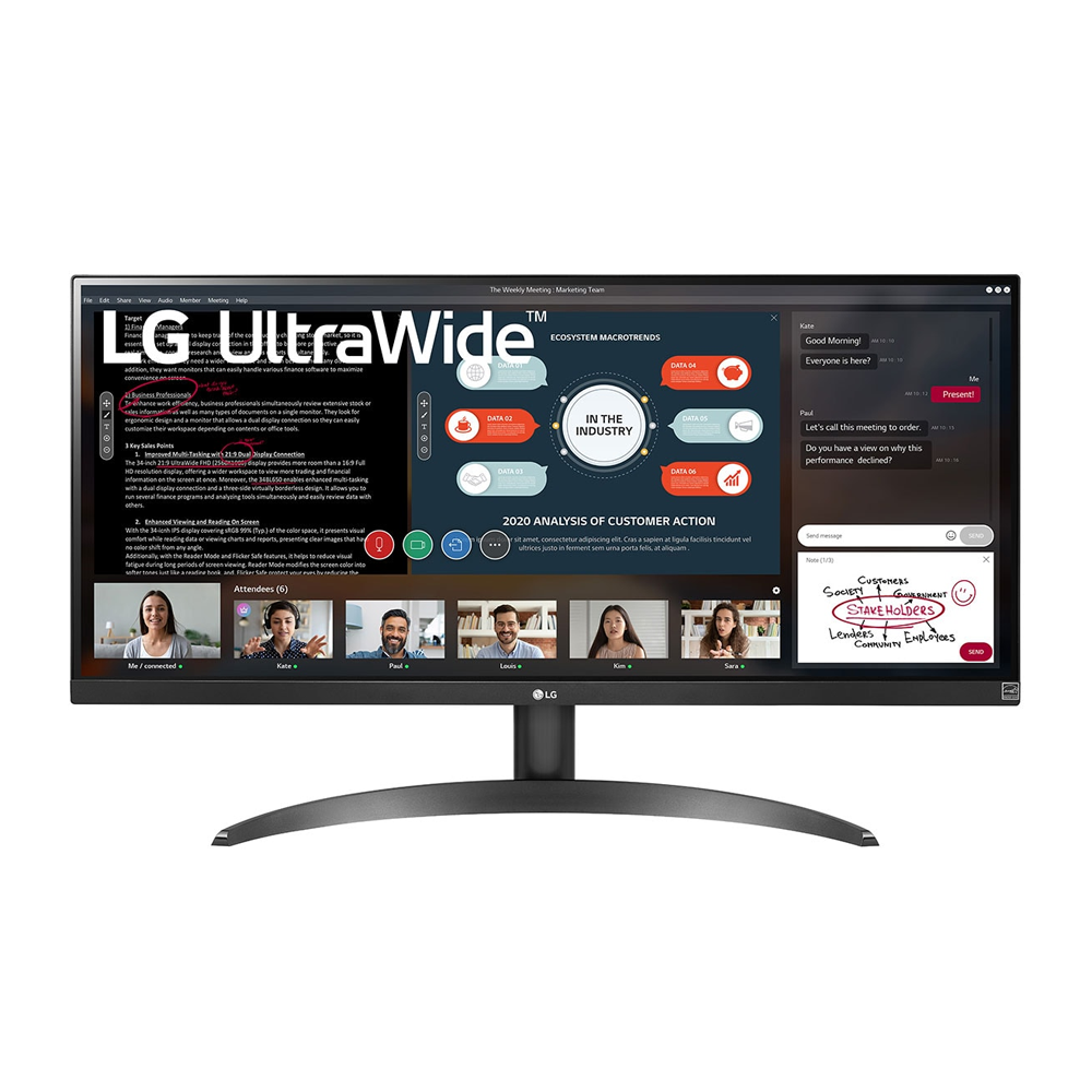 Monitor LG Ultrawide HDR FHD de 29" 29WP500