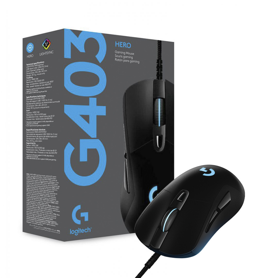 Mouse alámbrico G403 Logitech