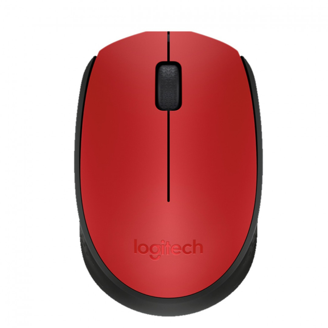 Mouse inalámbrico Logitech M170 rojo