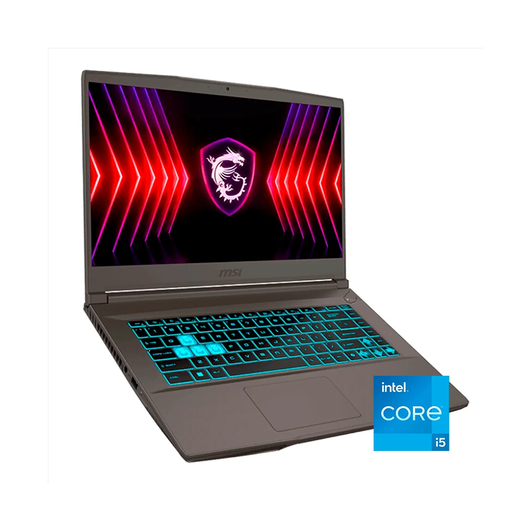 Portátil MSI THIN 15B12UC / RTX 3050 / Core i5 12450H / 8GB RAM / 512GB SSD
