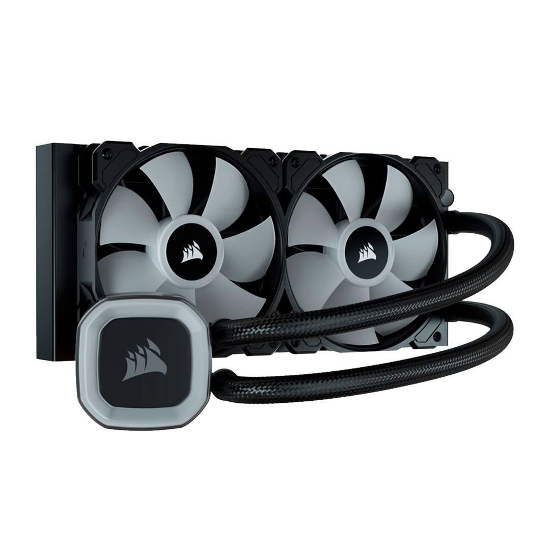 REFRIGERACION LIQUIDA CORSAIR H100 RGB 240MM NEGRA