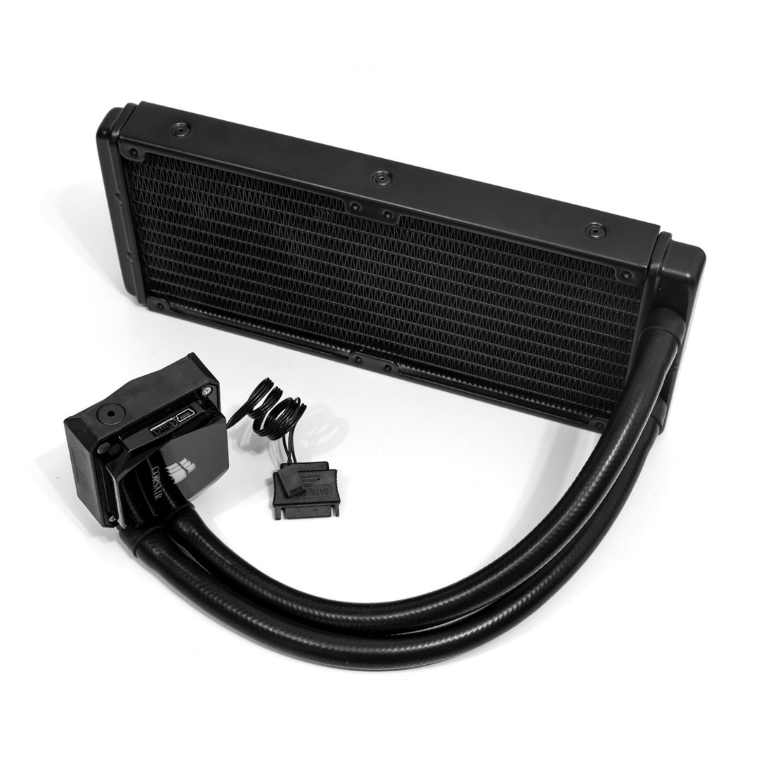 REFRIGERACION LIQUIDA CORSAIR H100 RGB 240MM NEGRA
