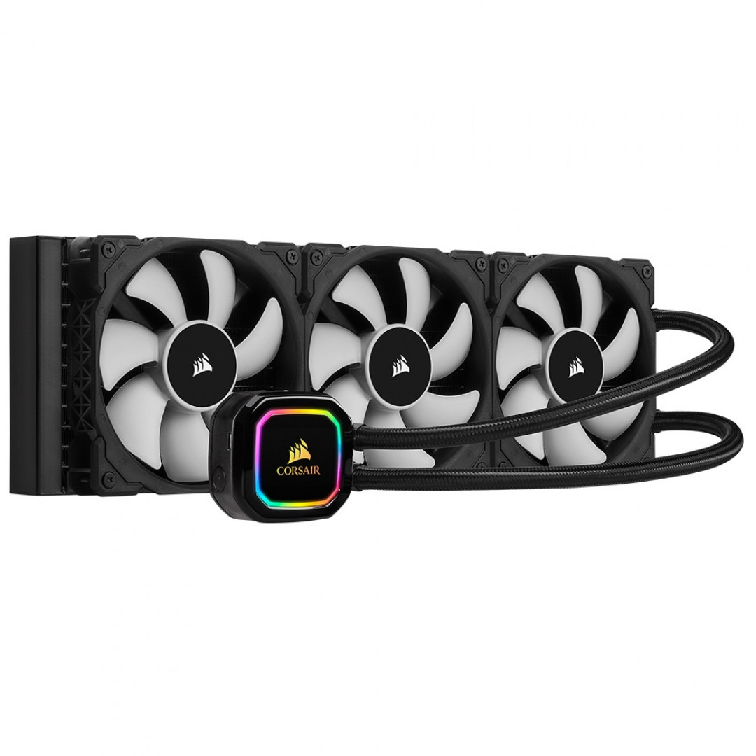 REFRIGERACION LIQUIDA CORSAIR H150 RGB 360MM NEGRA