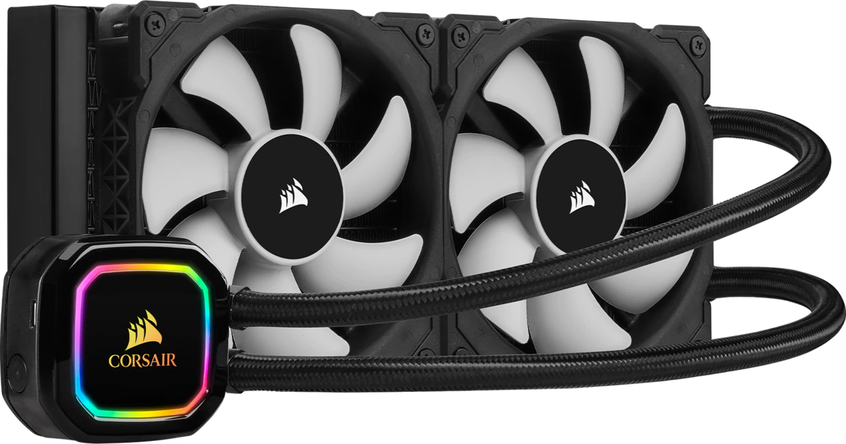 Refrigeración líquida de CPU iCUE H100i RGB PRO XT Corsair