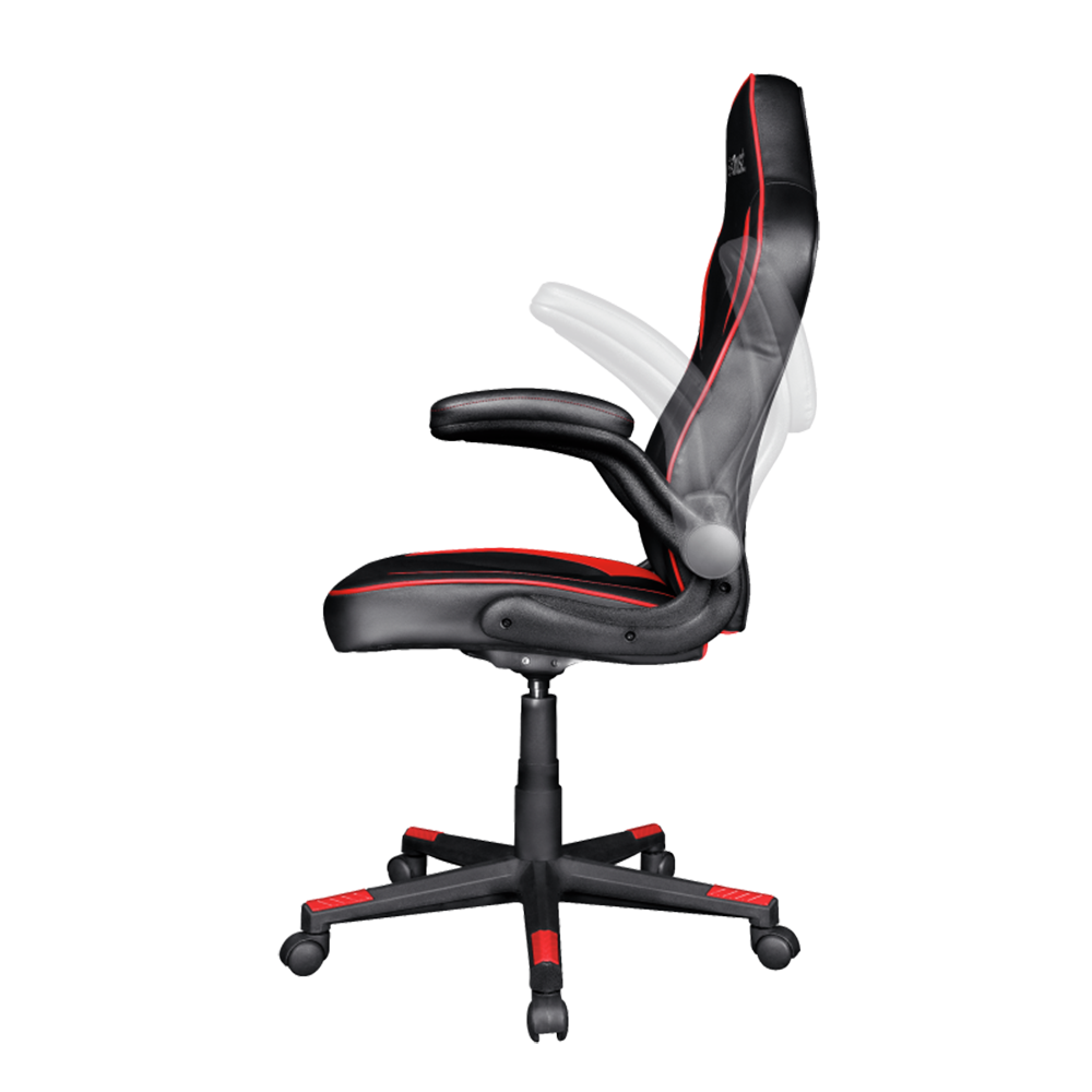 SILLA TRUST GAMING GXT 704 RAVY NEGRA ROJA