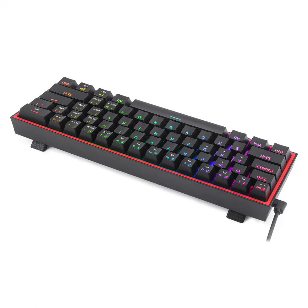 TECLADO INALAMBRICO REDRAGON FIZZ PRO NEGRO SWICH ROJO