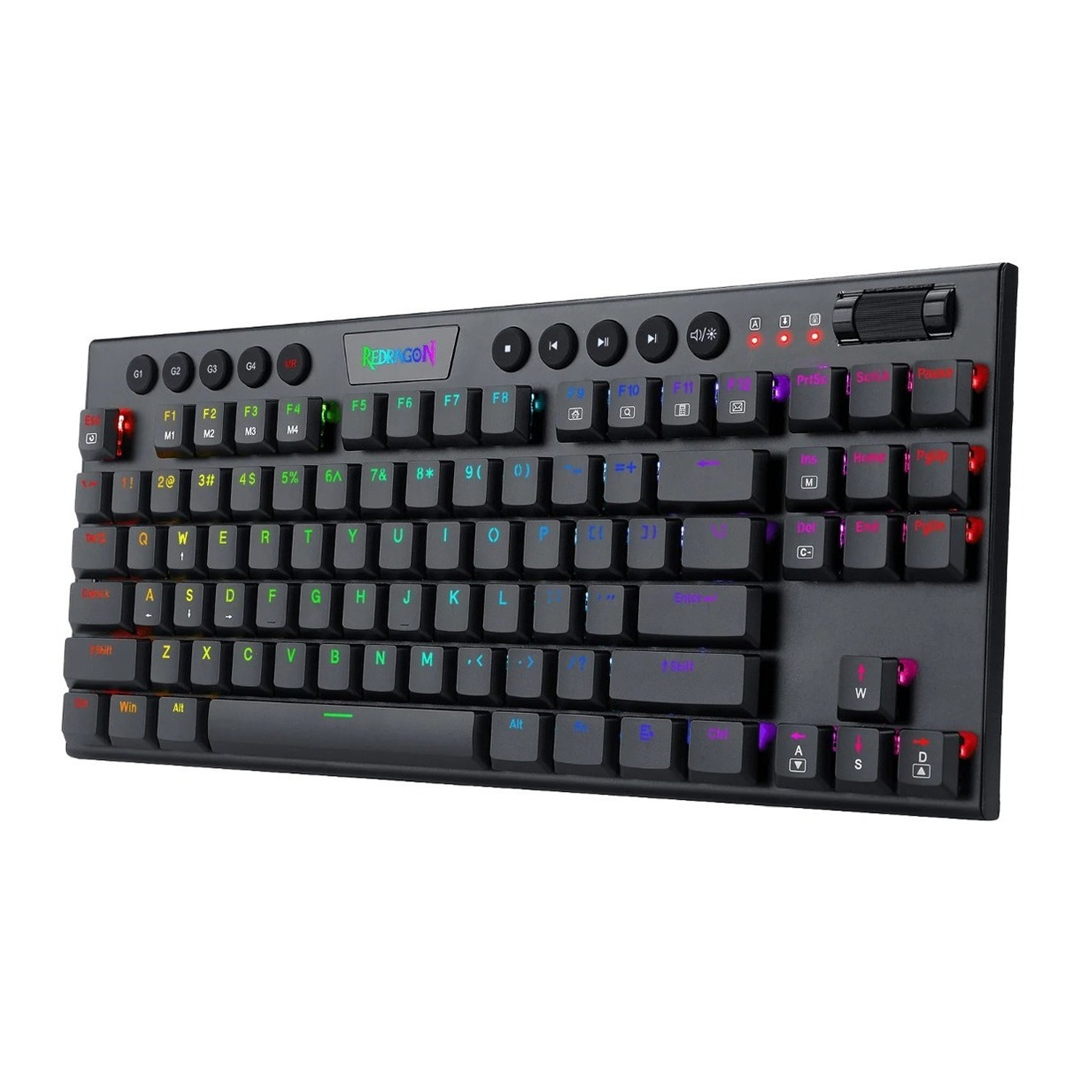 Teclado Gamer TKL HORUS Negro Redragon