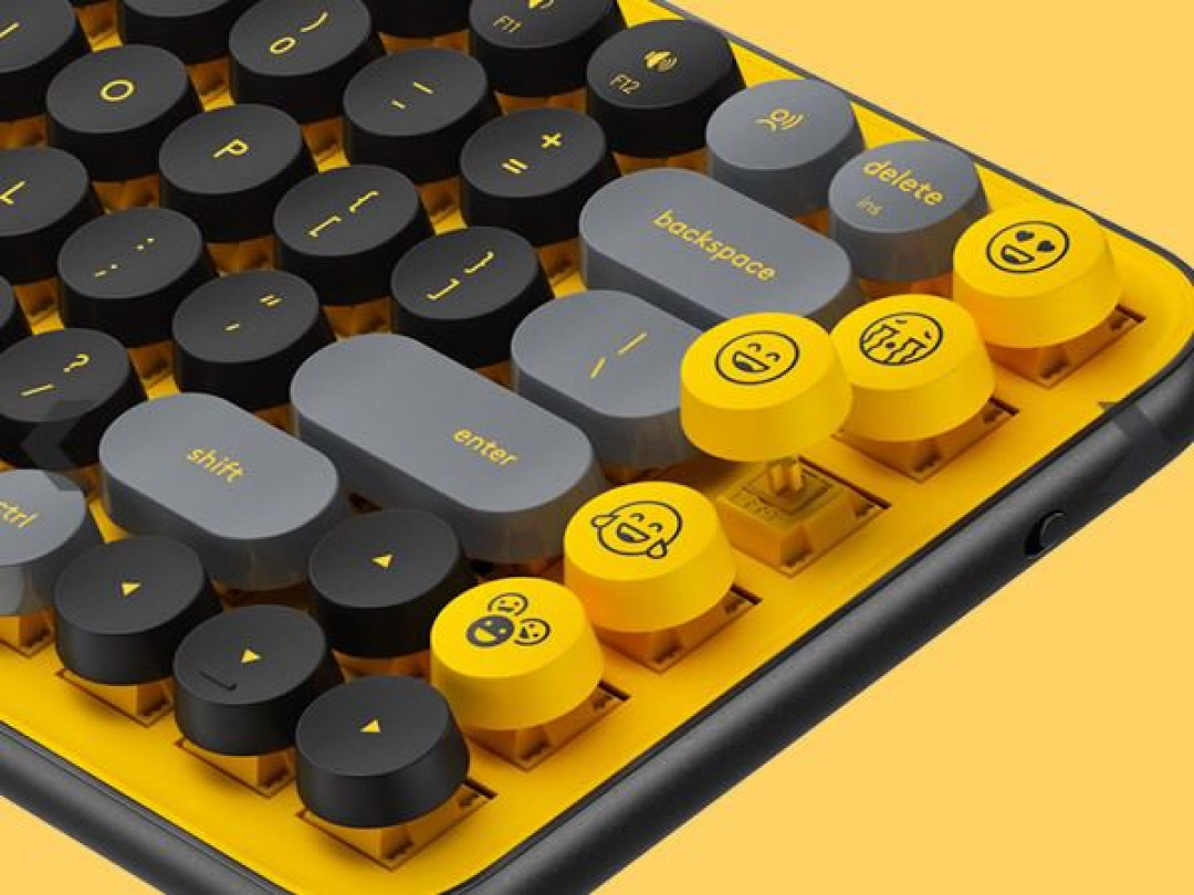 Teclado Logitech POP Keys Amarillo