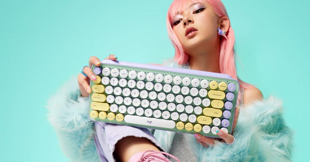 Teclado Logitech POP Keys Morado