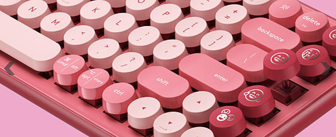Teclado Logitech POP Keys Rosado