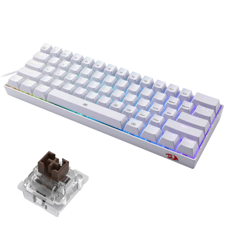 Teclado Mecánico DRAGONBORN K630 Redragon White