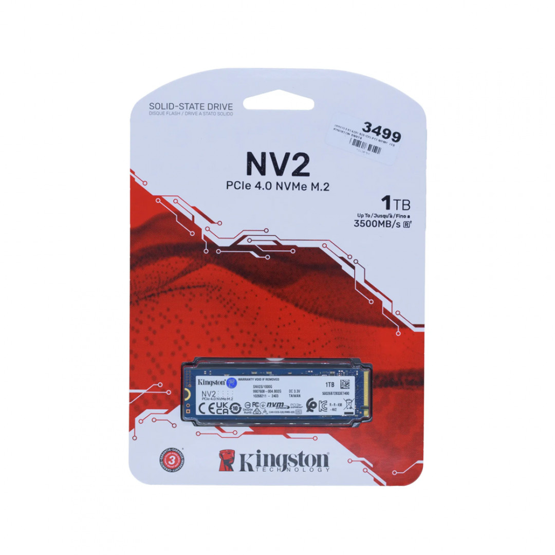 Unidad Estado Sólido SSD M.2 1TB PCIE 4.0 NVME 3500MB Kingston